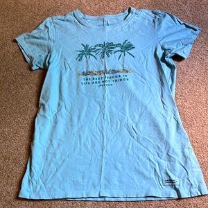 Life is Good “the best things in life are not things” fitted t-shirt